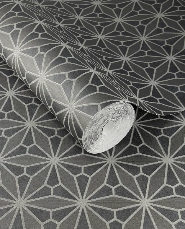 Stained Glass - Grey/Silver, Black