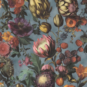Flourish - Multicolour, Blue