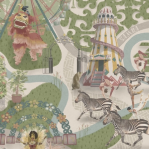 Carnival Map - Grass Green
