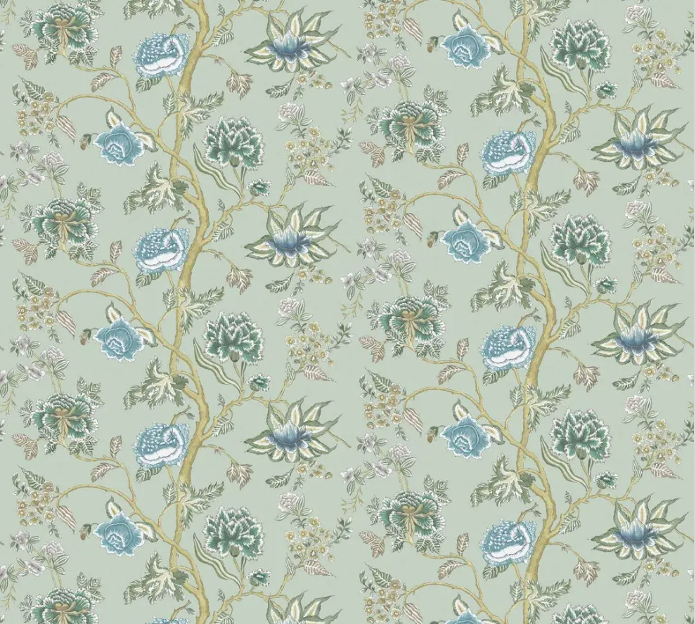 Indienne Mural Emerald/Citrine