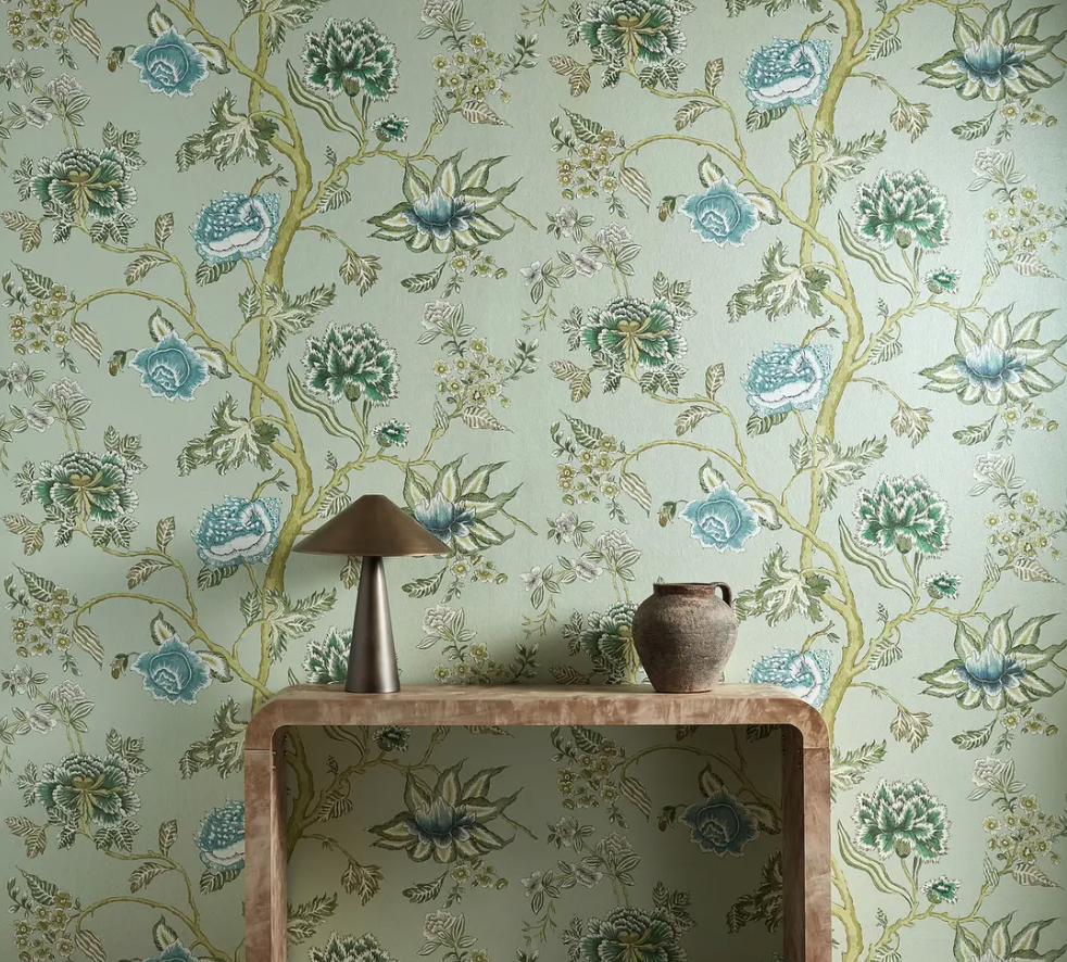 Indienne Mural Emerald/Citrine - Image 2