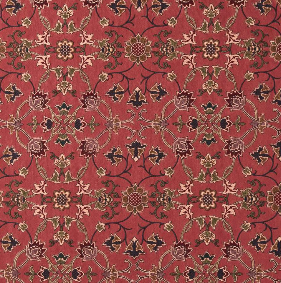 Persian Scroll Embroidery - Plum