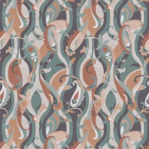 Castillo - Aqua/Sienna