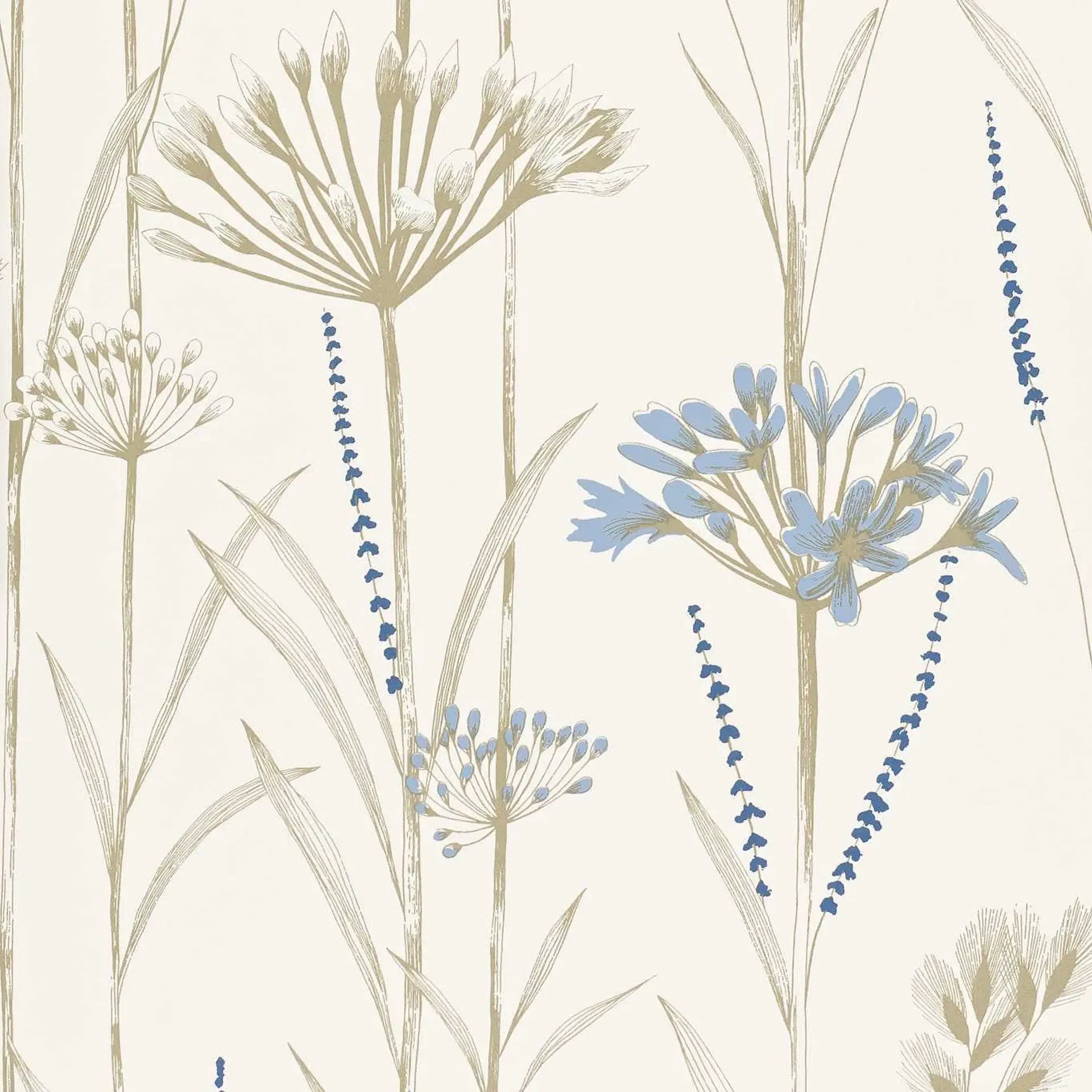 Gardinum - Chalk/Wedgwood/Gold