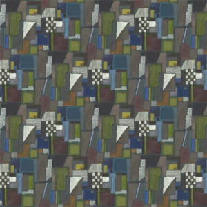 Raku Patchwork Chocolate